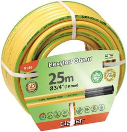 Шланг поливальний 3/4 25м Flexyfort Green, жовтий з зел. полосою