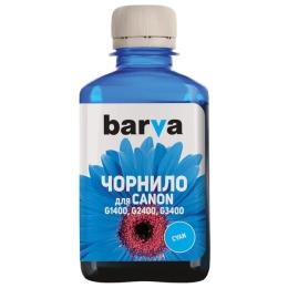 Чорнило для принтера BARVA CANON G1400/G2400/G3400 180г Cyan (I-BAR-CG490-180-C)