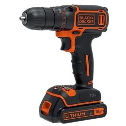 Шуруповерт BLACK&amp;DECKER BDCDC18KB, 18V, 30Нм, Li-Ion, 2акк.