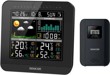 Метеостанція Sencor SWS5800 Black