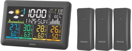 Метеостанція Sencor SWS6300 Black