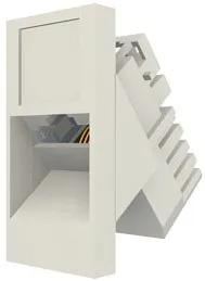 Розетковий модуль MOLEX Euromod 50х25/1xRJ45/M1 кутовий/STP PowerCat5е