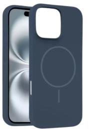 Чохол-накладка Infinity Silicone Case Luxury MagSafe для Apple iPhone 15 Dark Blue