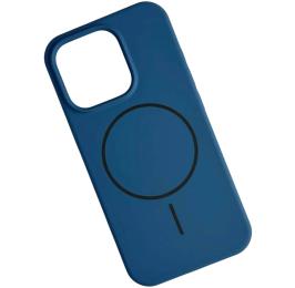 Чохол-накладка Infinity Silicone Case Luxury MagSafe для Apple iPhone 15 Pro Max Blue