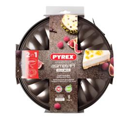 Форма для випікання PYREX Asimetria AS26DT0 мет. форма, розємна, кругла, 2в1 (кекс+ пиріг)