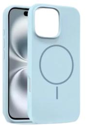 Чохол-накладка Infinity Silicone Case Luxury MagSafe для Apple iPhone 15 Pro Light Blue