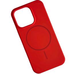 Чохол-накладка Infinity Silicone Case Luxury MagSafe для Apple iPhone 16 Pro Max Red