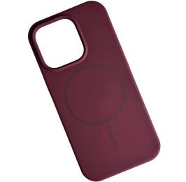 Чохол-накладка Infinity Silicone Case Luxury MagSafe для Apple iPhone 16 Pro Max Bordo