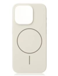 Чохол-накладка Infinity Silicone Case Luxury MagSafe для Apple iPhone 15 Pro Max Light Gray