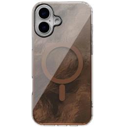 Чохол-накладка EpiK TPU Shiny Mountain (MagFit) для Apple iPhone 16 (6.1) Chocolate