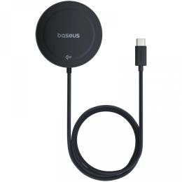Бездротовий зарядний пристрій Baseus Simple Mini4 Magnetic Wireless Charging Stand 15W Black (P10273300121-02)