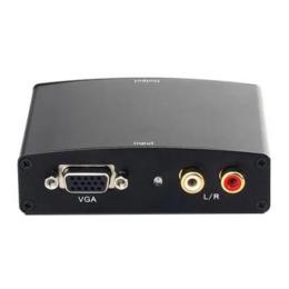 Перехідник Atcom HDV01 VGA (мама) - HDMI (мама) Black