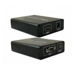 Перехідник Atcom V1009 HDMI (мама) - VGA (мама) Black