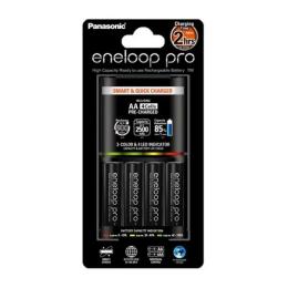 Зарядний пристрій для акумуляторів AA, AAA Panasonic Smart-Quick Charger + Enelop Pro Black AA/AAA + 4xAA2500 mAh (K-KJ55HCD40E)