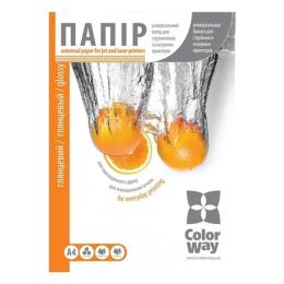 Фотопапір ColorWay PG230100A4 White А4, 100л, глянцевий, 230 г/м2