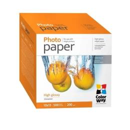 Фотопапір ColorWay PG2005004R White A6, 500л, глянцевий, 200 г/м2