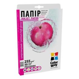 Фотопапір ColorWay PSG255050A4 White А4, 50л, глянцевий, 255 г/м2