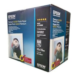 Фотопапір Epson 100mmx150mm Premium Glossy Photo Paper, 500sheets White (C13S041826)