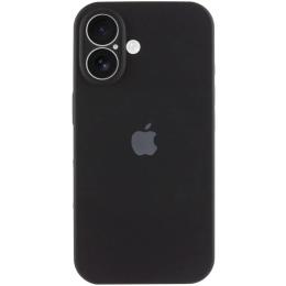 Чохол-накладка EpiK Silicone Case Full Camera Protective (AA) для Apple iPhone 16 Plus (6.7) Black