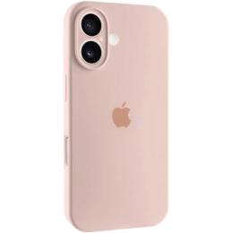 Чохол-накладка EpiK Silicone Case Full Camera Protective (AA) для Apple iPhone 16 Plus (6.7) Pink Sand