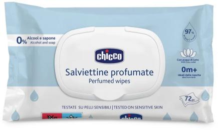 Вологі серветки Chicco з екстрактом лотоса 72 шт (12050.00)