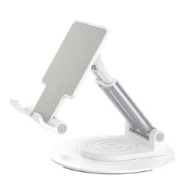 Тримач-підставка для телефона XO C139 Desktop 360 rotating metal round base stan White