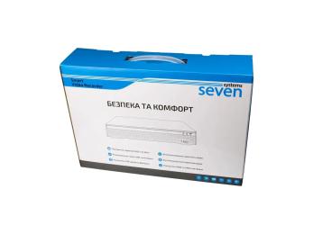 Реєстратор відеонагляду SEVEN Systems IR-7209-4PAI Lite Black (9 канальний)