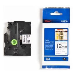 Етикет-стрічка Brother 12mm White Print black