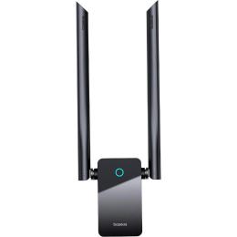 Мережевий адаптер Baseus FastJoy Series WiFi Adapter 1300Mbps (External Antenna) Cluster Black (B01317600111-05)