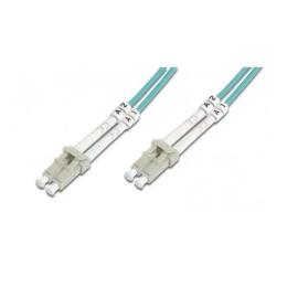 Патч-корд Digitus DK-2533-15 Turquoise LC/UPC-LC/UPC,50/125 OM3 Duplex 15 м