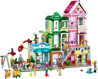 Конструктор LEGO Friends 42670 Хартлейк-Сіті. Квартири і крамниці