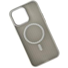 Чохол-накладка Infinity MagSafe Matte Corrugated Cover для iPhone 15 Gray