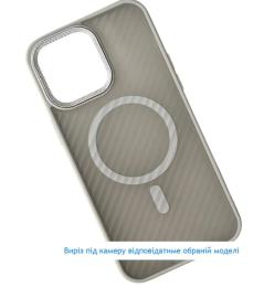 Чохол-накладка Infinity MagSafe Matte Corrugated Cover для Samsung S25 Ultra Gray