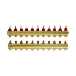 Колектор Danfoss FHF 11 + 11 з ротаметрами