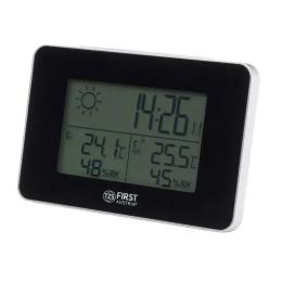 Метеостанція First FA-2461-6-BA Black White