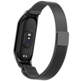 Ремінець для фітнес-браслету EpiK Milanese Loop Design для Xiaomi Mi Band 7 Black (00000077055_2)