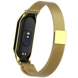Ремінець для фітнес-браслету EpiK Milanese Loop Design для Xiaomi Mi Band 7 Gold (00000077055_4)