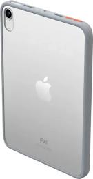 Накладка для планшета BeCover Shell Edge Gray для Apple iPad Mini 6 2021 Transparent Gray з кріпленням для стілуса Apple Pencil (BC_712927)