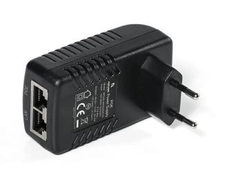 POE інжектор Picotel POE 1G Black (48VDC 0.5A 802.3af)