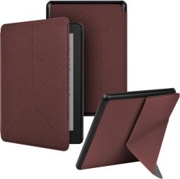 Чохол-книжка для електронної книги BeCover Ultra Slim Origami для Amazon Kindle Paperwhite 12th Gen/Kindle Colorsoft (2024) 7 Wine Red (712842)