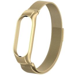Ремінець для фітнес-браслету EpiK Milanese Loop Design для Xiaomi Mi Band 8 Vintage Gold (00000077056_7)
