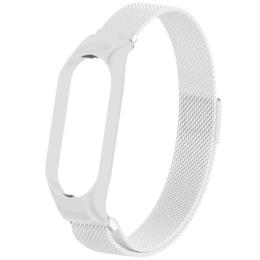 Ремінець для фітнес-браслету EpiK Milanese Loop Design для Xiaomi Mi Band 8 White (00000077056_8)