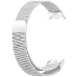 Ремінець для фітнес-браслету EpiK Milanese Loop Design для Xiaomi Mi Band 9 White (00000077057_8)