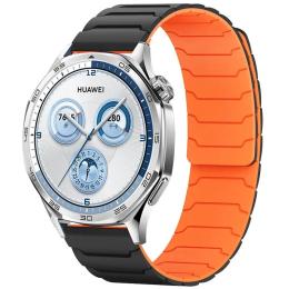 Ремінець для смарт-годинника EpiK Dual-color Magnetic для Smart Watch 20mm Black Orange