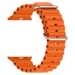 Ремінець для смарт-годинника ArmorStandart Ocean Band для Apple Watch 49/46/45/44/42 (Series 1-3) Orange (ARM81039)