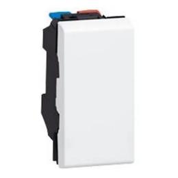 Вимикач Legrand Кнопковий 6А 250В без фіксації 1- клавішний безгвинтовими зажимами 1 модуль