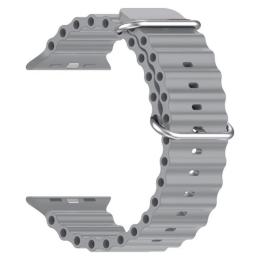 Ремінець для смарт-годинника ArmorStandart Ocean Band для Apple Watch 49/46/45/44/42 (Series 1-3) Cloudy Gray (ARM85141)