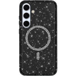 Чохол-накладка EpiK TPU Eclipse Sparkle (MagFit) для Samsung Galaxy S25 + /S24 + Black