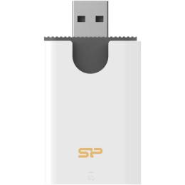 Картрідер Silicon Power Card Reader USB3.1 Combo SD/microSD White
