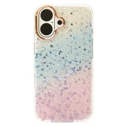 Чохол-накладка Infinity Confetti для iPhone 16 Plus Blue Pink